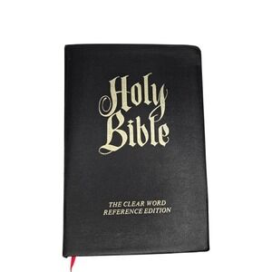 1976 Holy Bible KJV Giant Print Red Letter Clear Word Reference Vintage